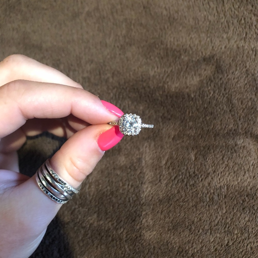Sterling silver promise ring❤️